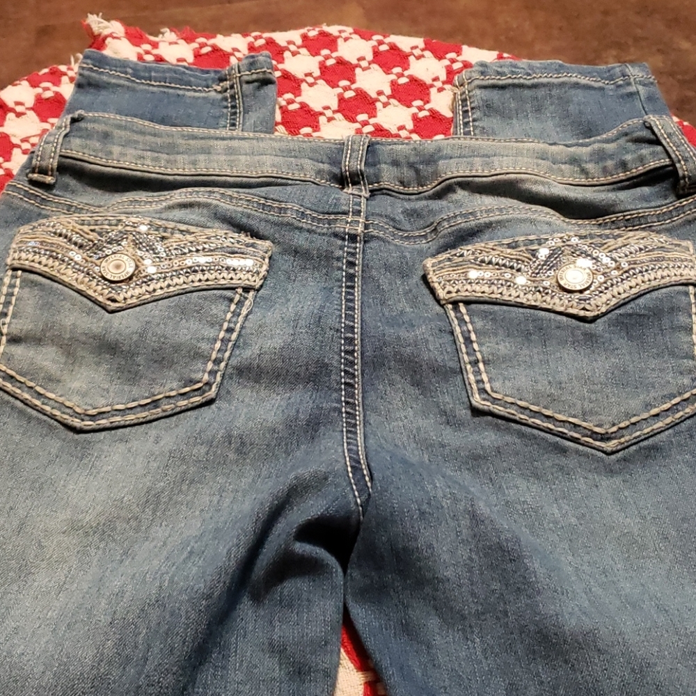 Imperial Star Girls Size 14 Distressed Jeans
